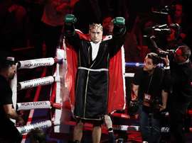 En la imagen, el actual campeón del mundo de los pesos pesados, el inglés Tyson Fury. EFE/Etienne Laurent/Archivo