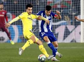 Trigueros, contento con la vuelta a los entrenos. EFE