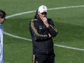 Zinedine Zidane vive a terceira semana de treinos após a quarentena. EFE/Rodrigo Jiménez/Arquivo