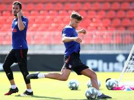 Joao Félix, absent de l'entraînement ce samedi. EFE