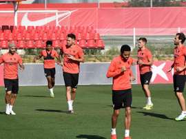 El Sevilla recordó a José Antonio Reyes un año después de su fallecimiento. EFE