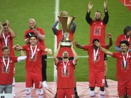 El Red Bull Salzburg se proclamó campeón de Copa este fin de semana. EFE/EPA