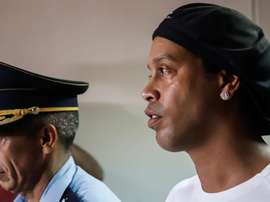 Ronaldinho, rumo a três meses preso no Paraguai. EFE/Nathalia Aguilar