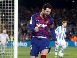 Messi quiere un nuevo trofeo de máximo goleador. EFE
