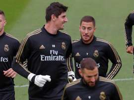 Courtois talked ahead of Real Madrid's match with Man City. EFE