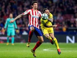 Savic habló de la ilusión rojiblanca por la Champions. EFE