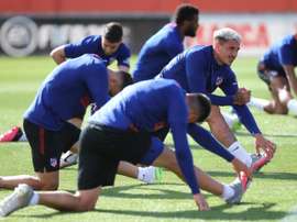 Simeone contó con Saponjic y Correa este jueves. EFE