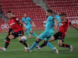 Jordi Alba forzó la amarilla. EFE