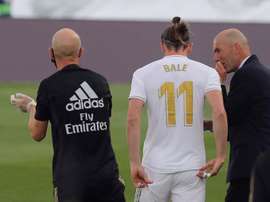 A volta apagada de Bale. EFE/ Kiko Huesca
