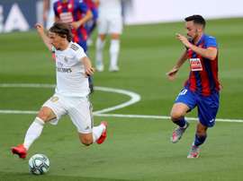 Modric e Mendy cumprem suspensão contra o Espanyol. EFE