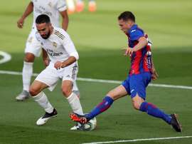 El Madrid consiguió la primera victoria ante el Eibar. EFE