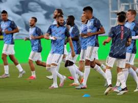 Le Real Madrid sans Hazard et Ramos à l'entraînement. EFE