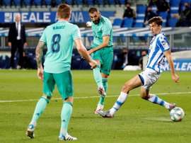 Les compos probables du match de Liga entre la Real Sociedad et le Real Madrid. efe