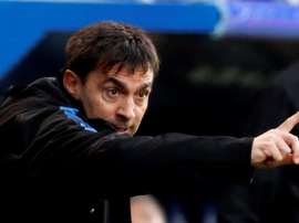 Asier Garitano não é mais treinador do Alavés. EFE/Juan Herrero/Arquivo
