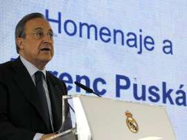 Florentino said Kylian Mbappe will not be signed this summer. EFE/Archivo