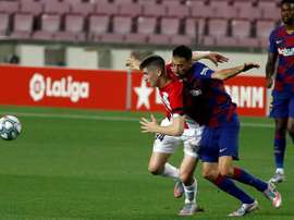 Busquets llega limpio al partido ante el Atlético. EFE