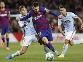 Tebas spoke about the situation with Madrid and Barcelona. EFE