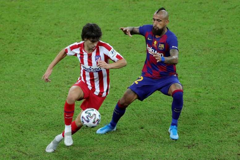 Empate com o Atlético de Madrid dificulta o Barcelona na luta pelo título. EFE/JuanJo Martín/Arquivo