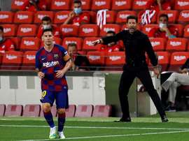Simeone répond aux polémiques sur la VAR. EFE