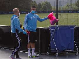 La continuidad de Olaza en el Celta estaría cerca de concretarse. EFE