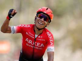 El ciclista colombiano Nairo Quintana. EFE/EPA/SEBASTIEN NOGIER/Archivo
