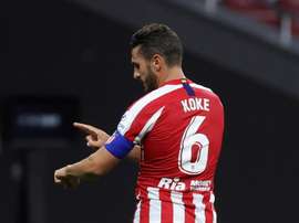 Koke falou depois do sorteio da Champions. EFE/JuanJo Martín