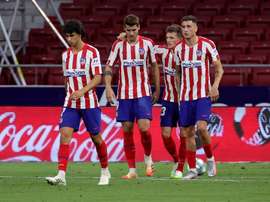Morata explicó su gol de 'doble penalti'. EFE