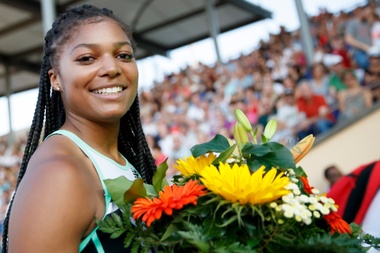 Gabrielle Thomas. EFE/EPA/VALENTIN FLAURAUD/Archivo