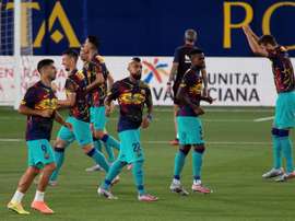 Le groupe du FC Barcelone pour affronter Valladolid. EFE