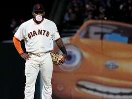 En la imagen, el jugador Pablo Sandoval de los Gigantes. EFE/John G. Mabanglo/Archivo