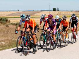 Imagen de una etapa de la Vuelta a Burgos el año pasado. EFE/ Santi Otero/Archivo