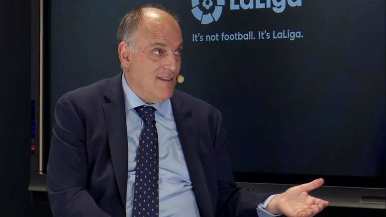 Saqués cree que gracias al trabajo de LaLiga, los clubes han podido ingresar algo de dinero. EFE