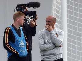 Roberto Martínez elogió a De Bruyne. EFE