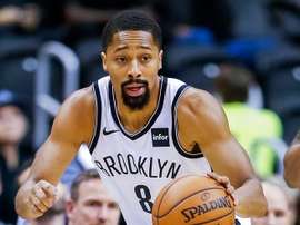 El jugador de los Nets de Brooklyn Spencer Dinwiddie. EFE/EPA/ERIK S. LESSER/Archivo