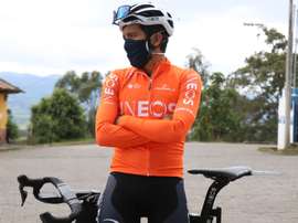 En la imagen el ciclista ecuatoriano Richard Carapaz. EFE/ Xavier Montalvo / Archivo