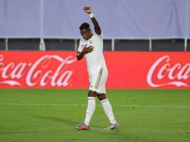 Zidane falou sobre Vinicius. EFE