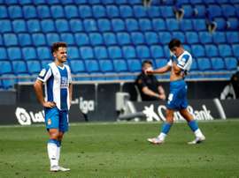 Los 'pericos' descendieron como colistas a Segunda División. EFE