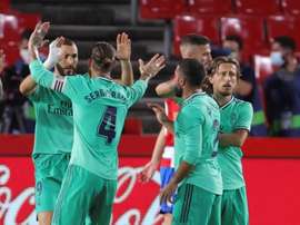 Benzema, a la caza de Messi. EFE