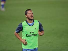 Hazard wasn't happy after the defeat. EFE