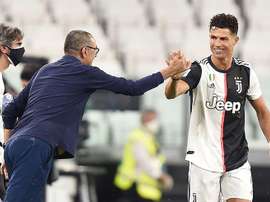 Sarri acredita que eliminará o Olympique de Lyon. EFE/EPA/ ALESSANDRO DI MARCO