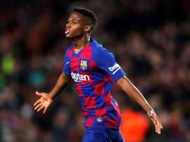 Ansu Fati piace allo United. EFE