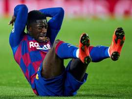 Más notícias para o Barça: Dembélé volta a sentir dores. EFE