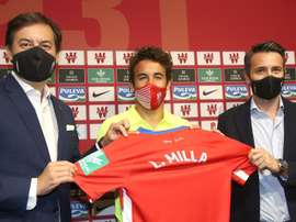 Luis Milla, agradecido y orgulloso. EFE