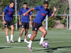 Thomas avanza en su recuperación, aunque sigue siendo duda para el RB Leipzig. EFE