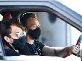 Arthru tested positive in a breathalyser test. EFE