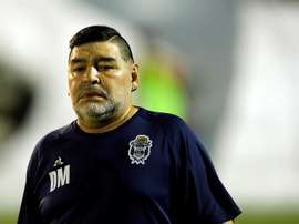 Maradona se somete a las pruebas del COVID-19. EFE/Archivo