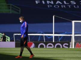 Nagelsmann prometió ser valiente ante el Atlético. EFE