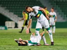 El Elche, con mucha fe e ilusión. EFE