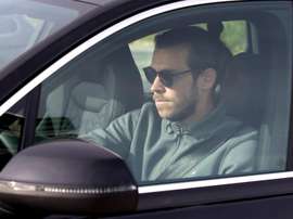 Bale à l'aéroport de Madrid pour rejoindre Londres. EFE