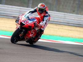 El italiano Francesco Pecco Bagnaia (Ducati Desmosedici GP20). EFE/EPA/PASQUALE BOVE